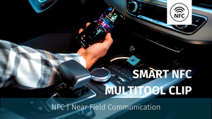 AgentSmart™️ | NFC Multitool Kabel Organizer | Blau